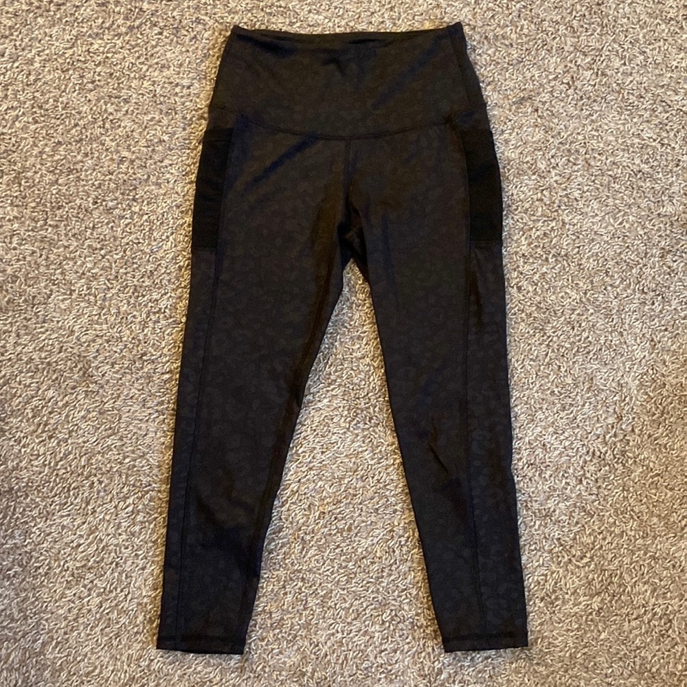 Black Cheetah Print Leggings